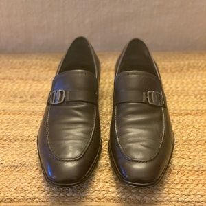 Salvatore Ferragamo Men's Dress Shoe Dark Chocolate Brown 10.5